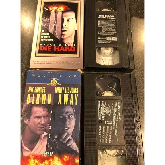 Vintage Action movies VHS - Lot of 2 - Picture 3 of 7